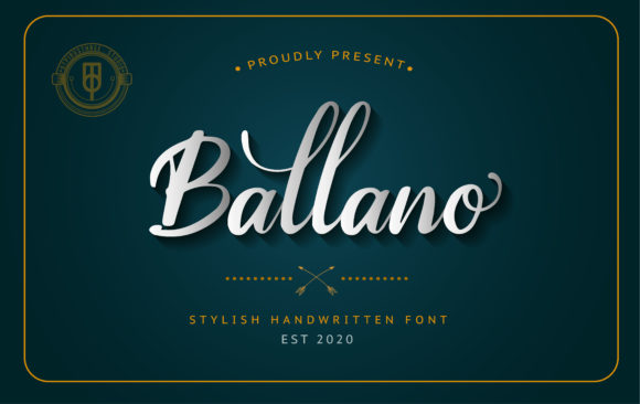 Ballano Font: Elegant Handwritten Style