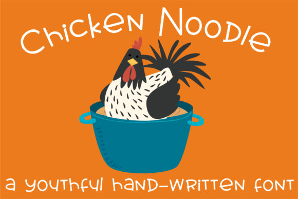 Chicken Noodle Font for Web Design