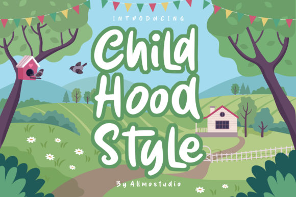 Childhood Style Font for Creative Projects