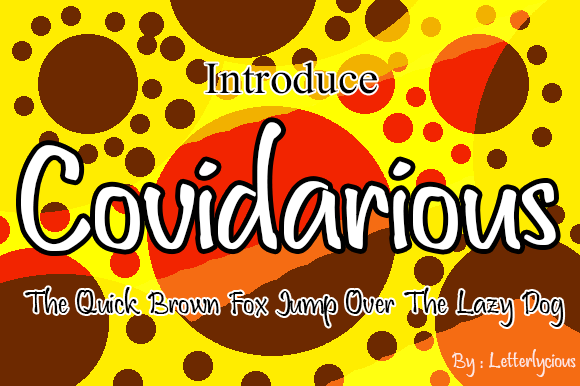 Covidarious: A Fun Handwritten Font