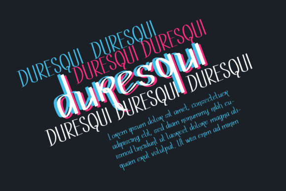 Duresqui Font: A Sweet Handwritten Touch