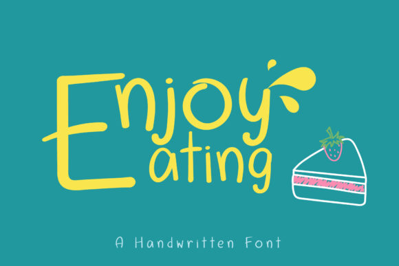Enjoy Eating Font for Web Design