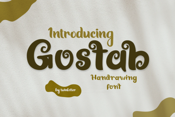 Gostab: A Handwritten Font for Elegant Design