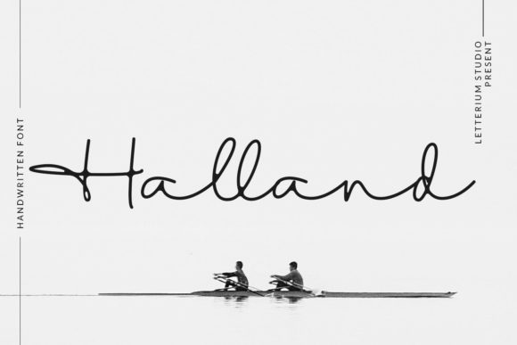Halland Font for Business Branding
