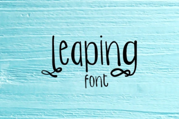 Leaping Font for Creative Web Design