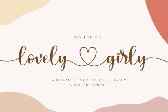Lovely Girly Font for Creative Projects