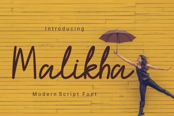 Malikha: A Timeless Handwritten Font