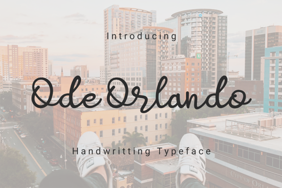 Ode Orlando Font for Creative Campaigns