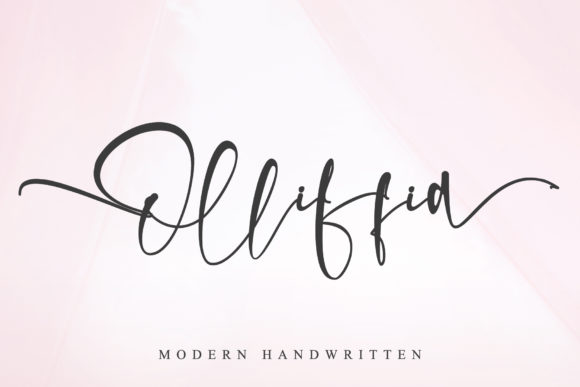 Olliffia Font for Creative Projects