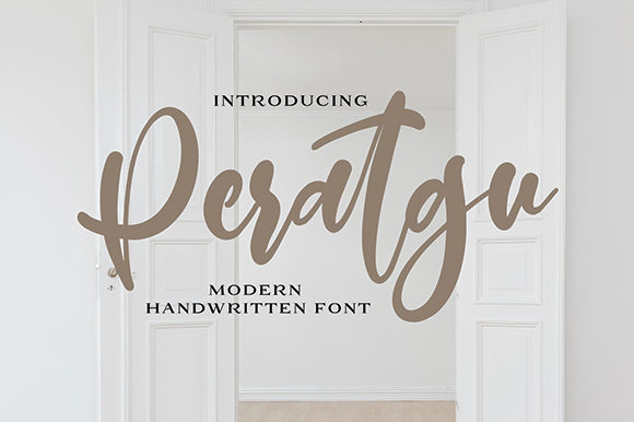 Peratgu: A Script Handwritten Font
