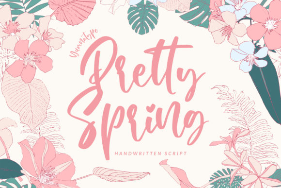 Pretty Spring Font for Professional Branding
