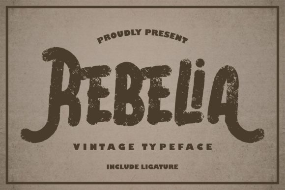 Rebelia: A Handwritten Font for Web Design