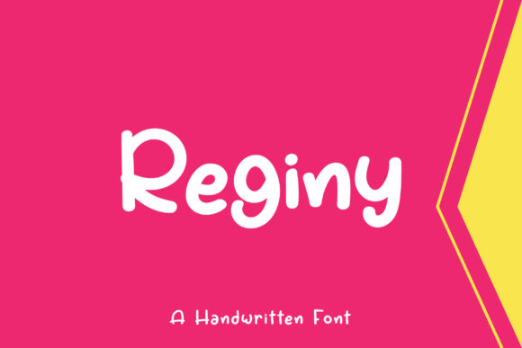Reginy: A Handwritten Font for Business