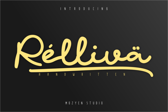 Relliva Font for Creative Makers
