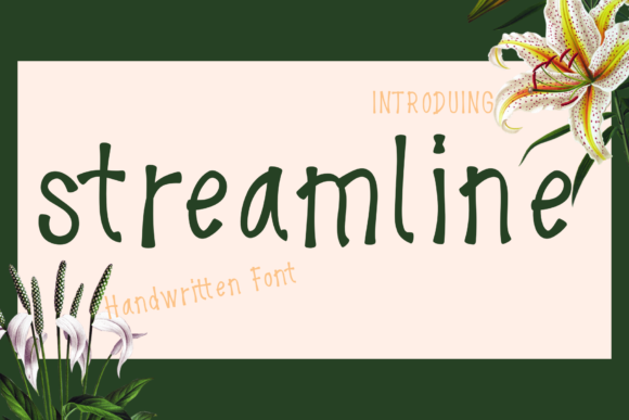 Streamline Font for Creative Projects