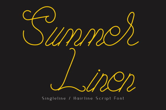 Summer Linen Font for Elegant Branding