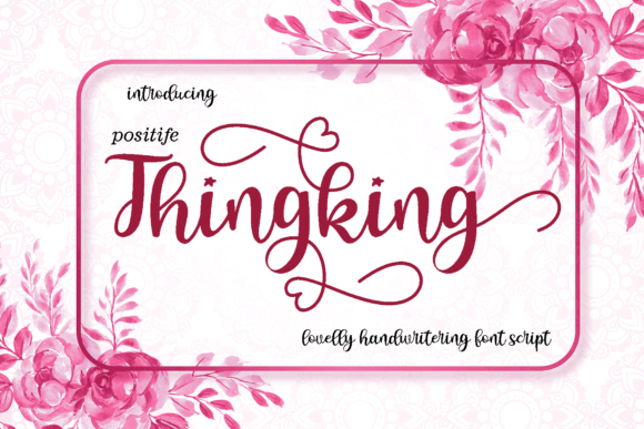 Thingking Font for Web Design