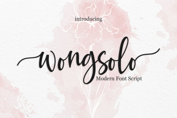 Wongsolo Font for Creative Makers